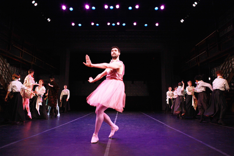 Chris de Vita as the Lilac Faery in a Lilac hued tutu and slippers